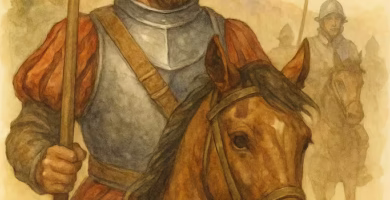 Juan Gregorio de Bazán a caballo