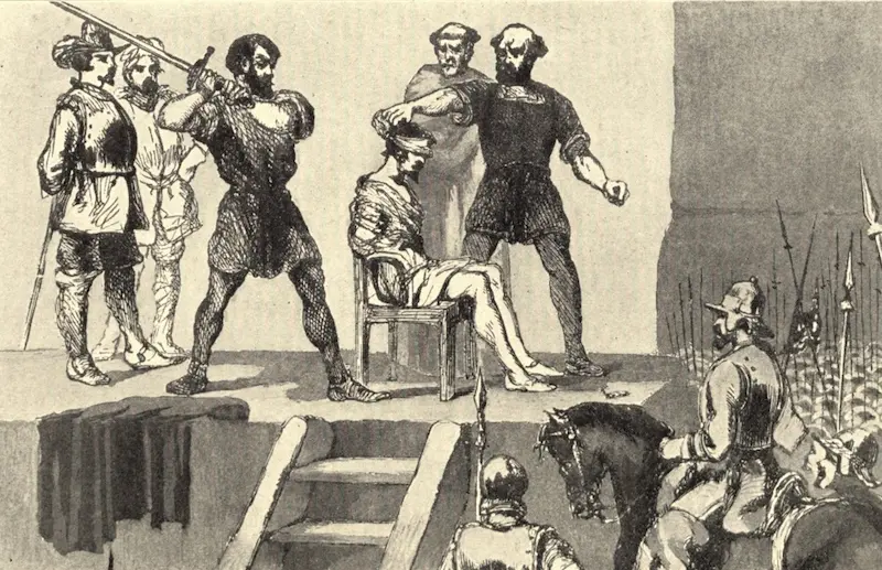 Ejecución de Vasco Núñez de Balboa por los hombres de Pedrarias