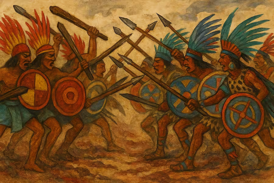 Batalla entre mexicas y purepechas